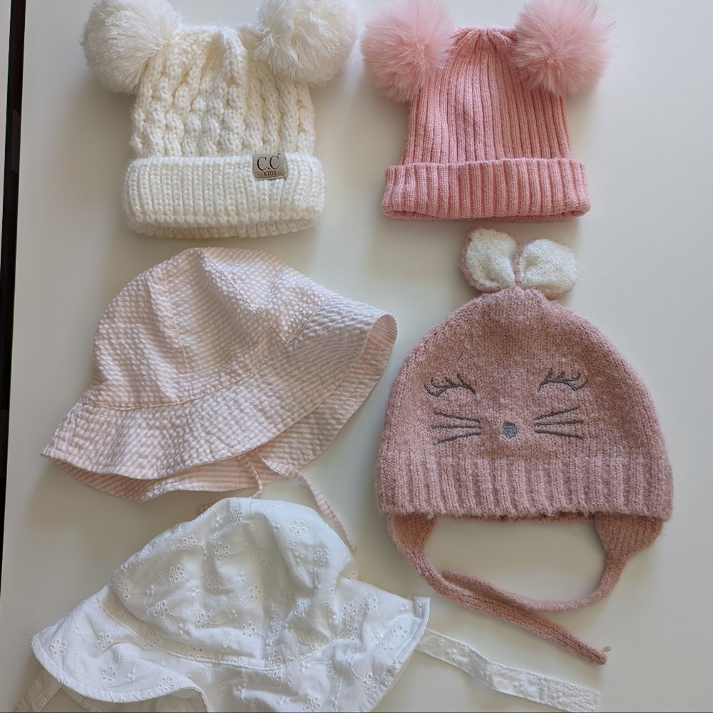 Bundle of baby hats
